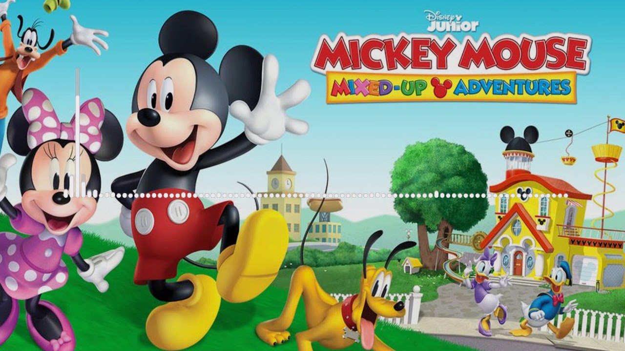 Mickey s adventures. Mickey Mouse Mixed-up Adventures. Disney Junior Mickey Mouse Clubhouse 2016. Mickey Mouse Mixed-up Adventures Theme Song. Микки Маус оранжевый микс.