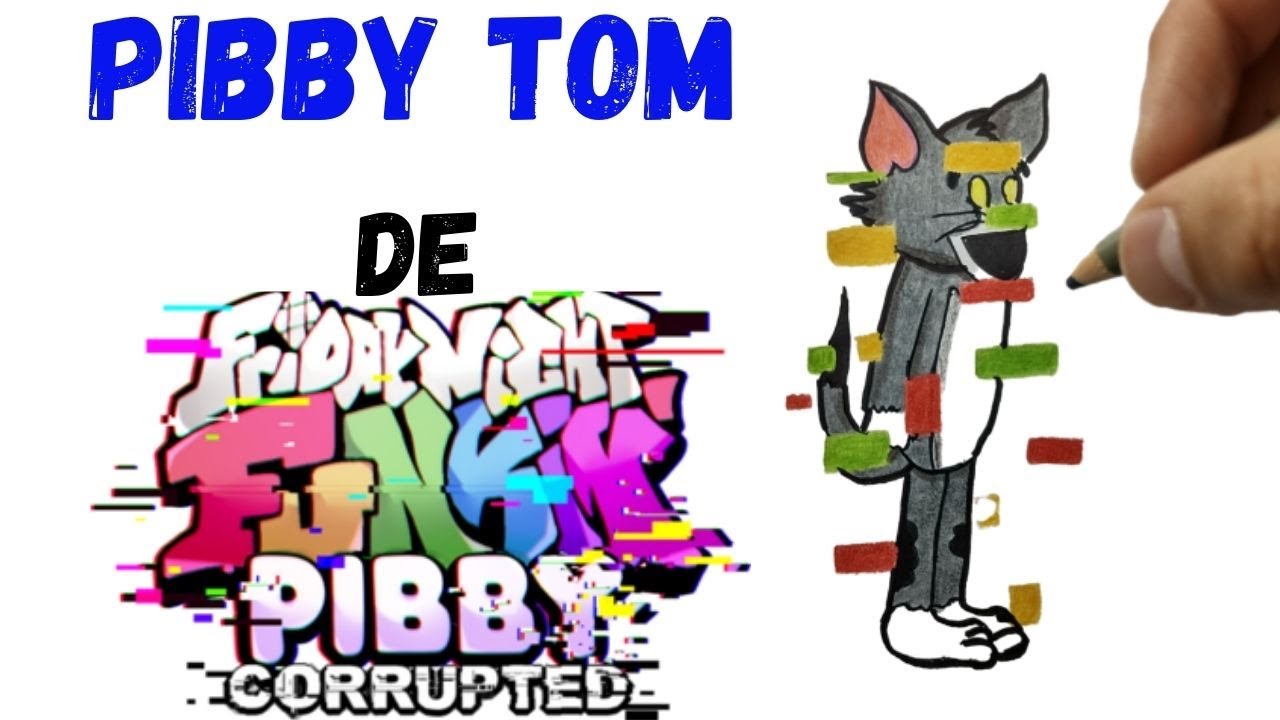 Como DIBUJAR a PIBBY TOM de FRIDAY NIGHT FUNKIN PIBBY/How to DRAW PIBBY ...
