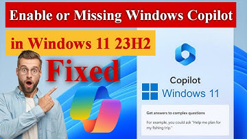 Enable or Missing Windows Copilot in Windows-11 23H2 [Fixed] #copilot #microsoft