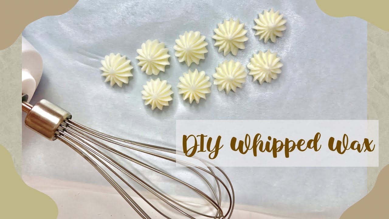 How to Make Whipped Wax?✨｜Candle Tutorial♥ Candle Making with English Subtitles