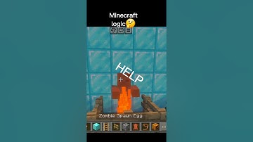 Minecraft logic🫨 #minecraft #shorts