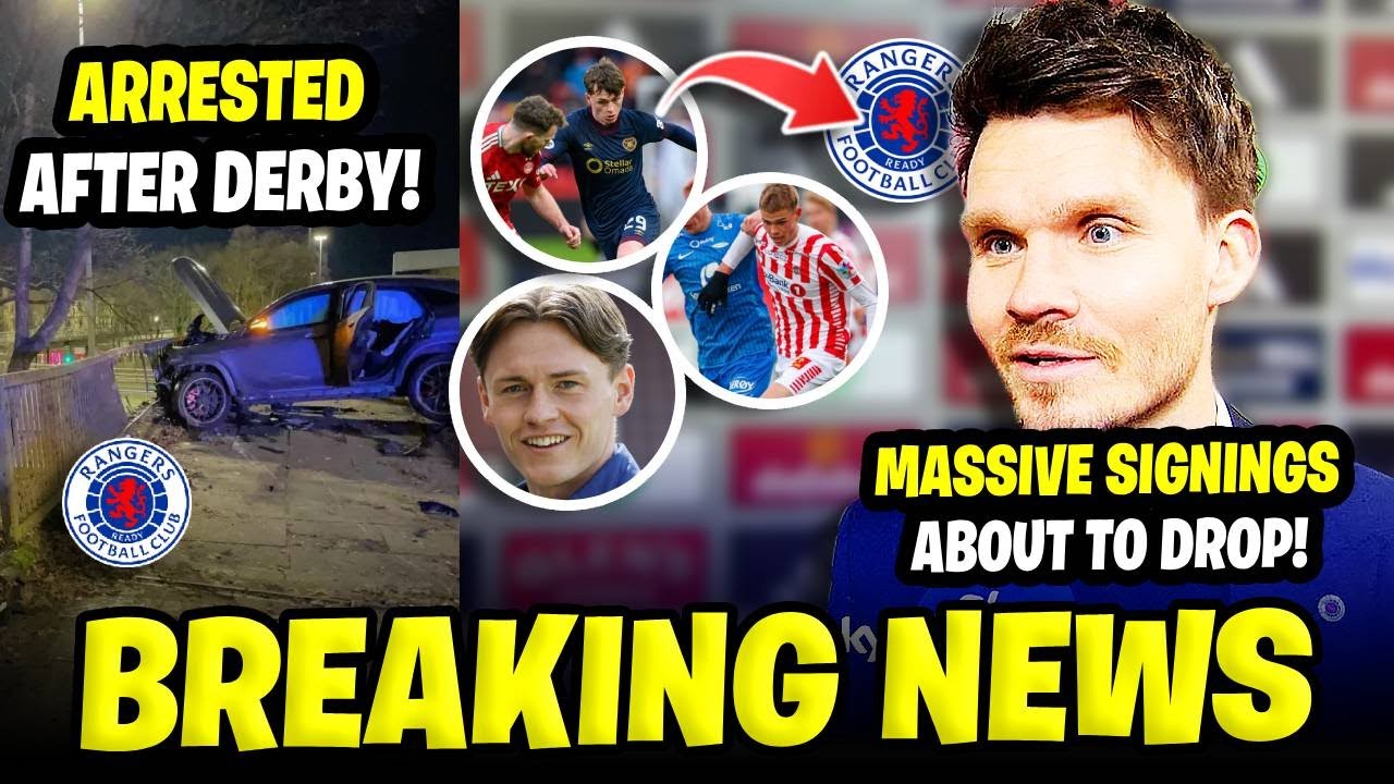 🚨URGENT! £6 MILLION SIGNING CLOSE, IBROX EXIT NEAR, AND PLAYER IN HANDCUFFS  RANGERS FC NEWS