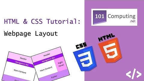HTML & CSS - Website Layout - Tutorial