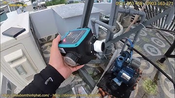 Hướng dẫn chi tiết Cách lắp rơ le điện tử WIDE cho máy bơm tăng áp Panasonic ! Khắc phục tiếng ồn