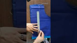 blouse back neck design cutting easy tricks and tips #fashion #blouse #trending #viral #shorts