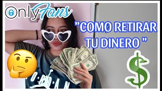 HOW TO WITHDRAW YOUR EARNINGS FROM ONLYF4NS, EASY AND FAST 💸💲 WITHOUT SO MUCH COMMISSION 📈