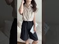 VENESSA~ 絲光醋酸短袖襯衫 日本 甜蜜色系 寬鬆雙口袋小飛袖無袖上衣 女裝 大碼 6色 (K1905)-小V私家@Yahoo拍賣 #fashion #ootd #dress #style