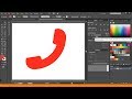 Draw a Phone Icon 02 in Adobe Illustrator I Illustrator Tutorial