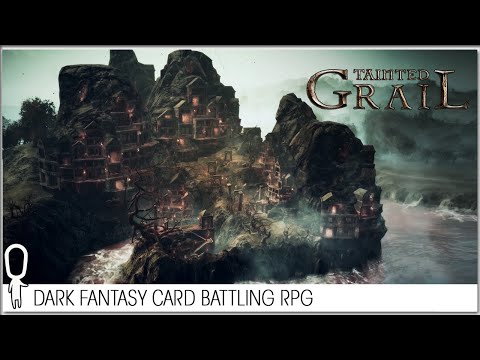 TAINTED GRAIL - Dark Fantasy Card Battling RPG With Branching Narrative - PC Alpha Gameplay!!