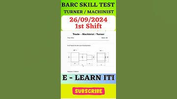 BARC Skill Test Question Paper | #barcskilltest | #barc_skill_test_2024 | #shortsvideo