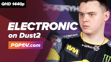 [CSGO POV] electronic (Natus Vincere) vs Evil Geniuses / 25-11 / Dust2 // Player Settings in desc.