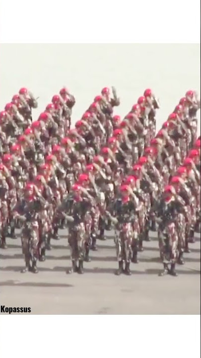 the alertness of Indonesian Kopassus soldiers#shorts