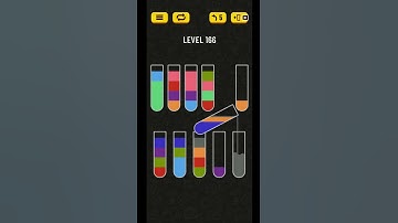 Water Sort Puzzle Level 166 Solved