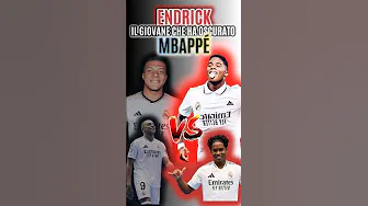 Endrick il giovane che ha oscurato Mbappè😏 #mbappe #endrick #realmadrid #endrickvsmbappe thumbnail