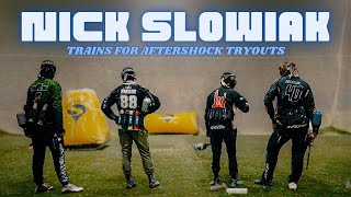 Nick Slowiak Trains for Aftershock Tryouts