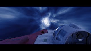 Blender 2.9 Star Wars VFX - RZ-2 A-Wing Flying in Hyperspace