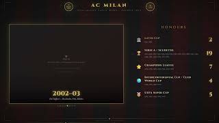 AC Milan Live Wallpaper 🔴⚫ | Wallpaper Engine | Gold Particles + Audio Visualizer screenshot 1