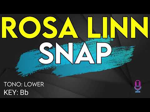 Rosa Linn - Snap - Karaoke Instrumental - Lower