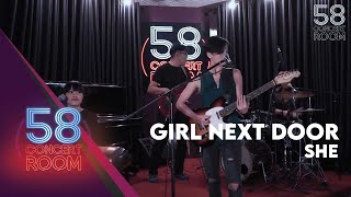 Download Lagu Girl Next Door - SHE (Live at 58 Concert Room) MP3 Download Lagu Girl Next Door - SHE (Live at 58 Concert Room) MP3