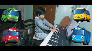 Tayo the Little Bus Piano Cover - Played by Gab Resimi