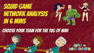 Squid Game Data Science | Easy Network Analysis Tutorial | Episode 3 - Tug of War