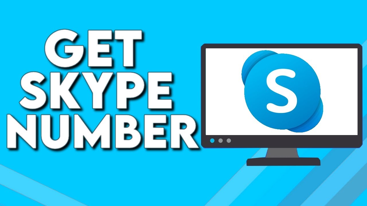 How To Get Skype Number on PC YouTube
