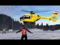 ÖAMTC helicopter landing in Hochkar