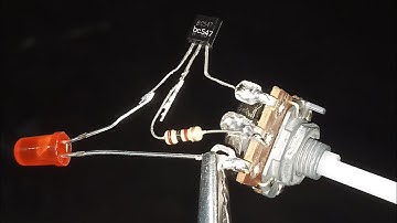 Simple 3v LED Light Brightness Controller | New Electronics Project