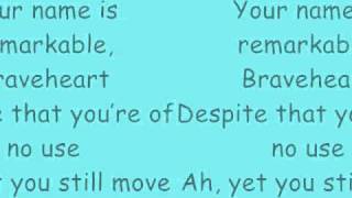The Gomband Braveheart English Lyrics