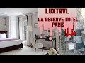 Best Hotel in the World by CNTraveler Look Inside La Reserve Hotel Paris