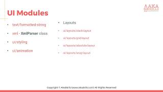 17 UI Modules
