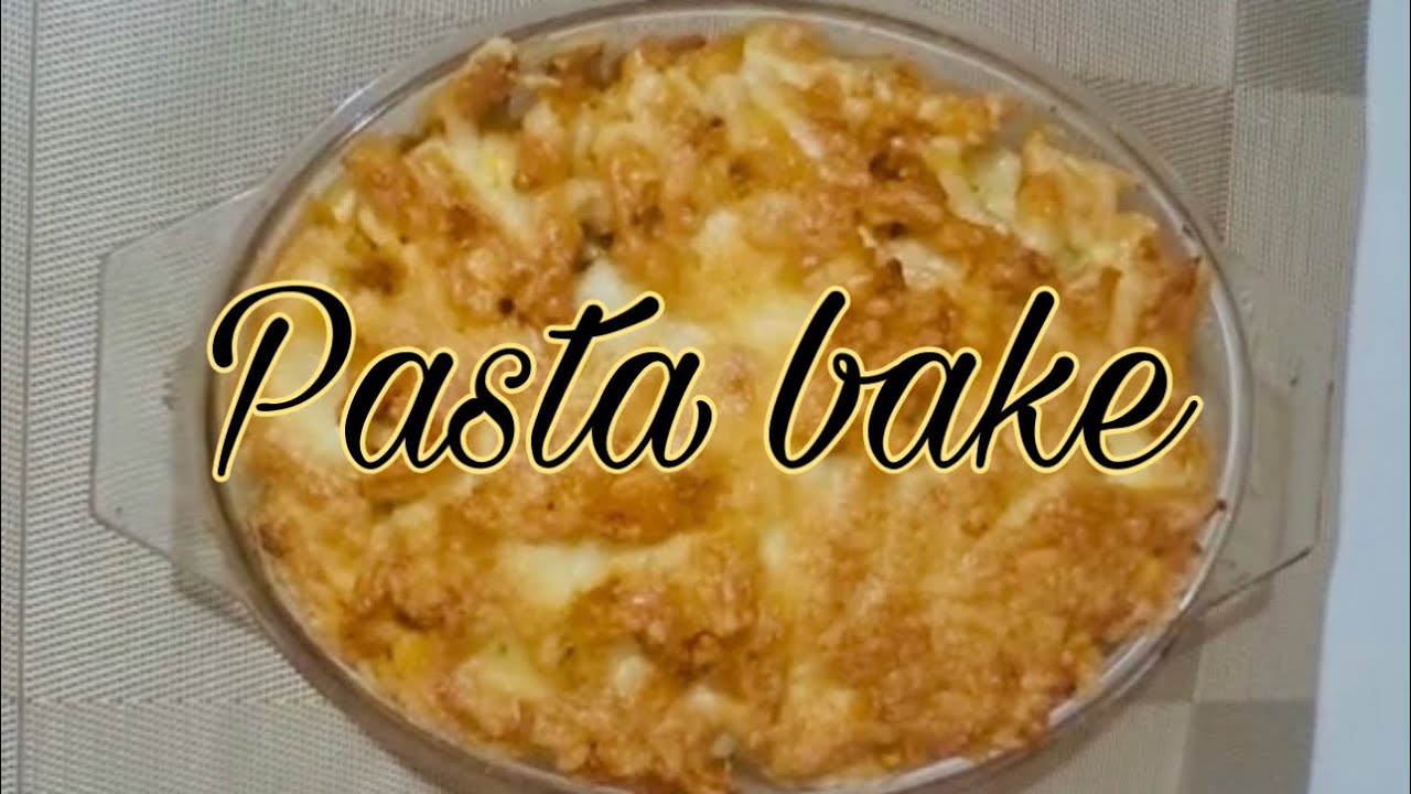 Pasta bake with chicken keema/pasta bake YouTube