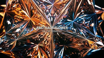 CG EXPERIMENT | ABSTRACT FLOWER | Motion Graphics | houdini and cinema4d