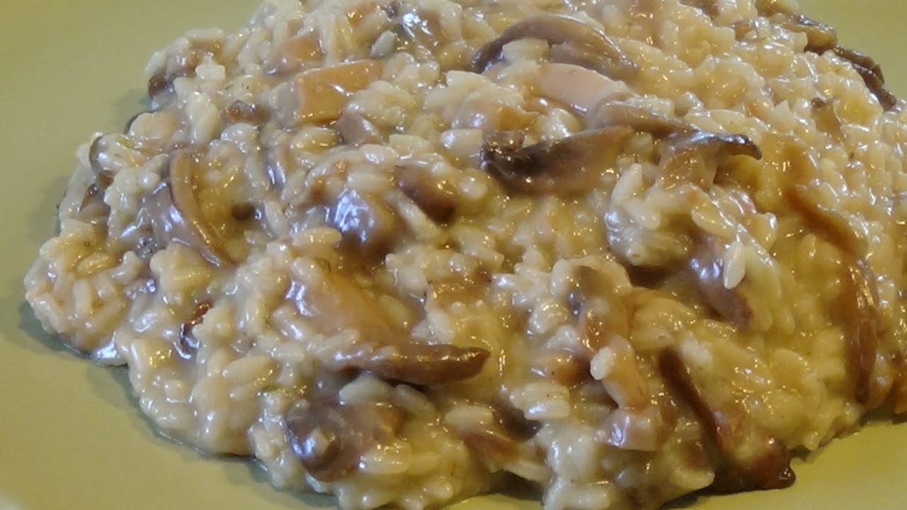 Risotto ai funghi gustosissimo! YouTube