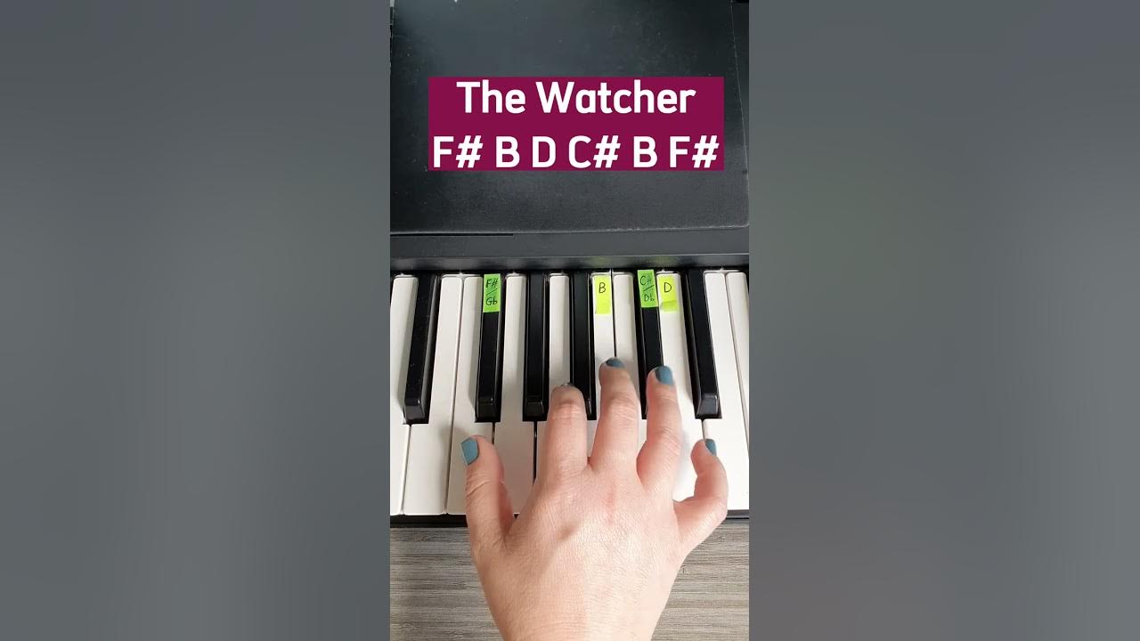 The_Watcher - piano tutorial