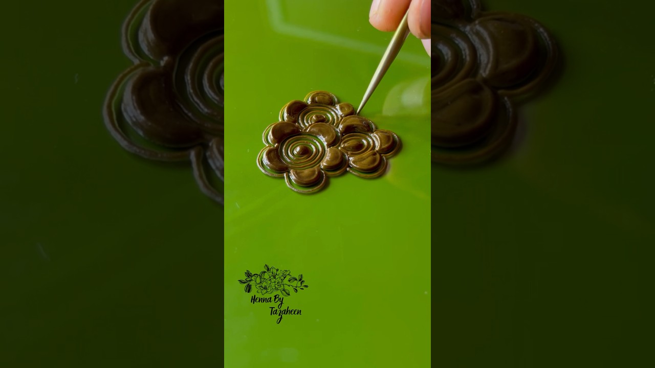 Beautiful floral henna Bunch || Learn beautiful floral mehndi design 