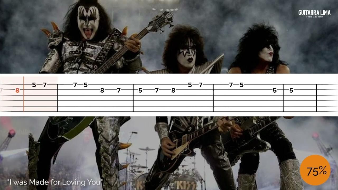 C mo tocar i was made for loving you tab f cil tutorial de