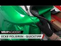 Ecken folieren - QuickTipp | Wie du steile Kofferraum-Ecken schnell und Faltenfrei folieren kannst.