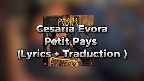 Thumbnail of Cesaria Evora - Petit Pays ( Lyrics + Traduction Française) HD