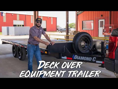 Equipment Trailer For Sale Near Me - DEC Deck Over Equipment Trailer | Diamond C