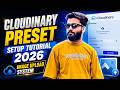 Cloudinary Preset Setup Tutorial 2026 | Image Upload System | Nissan Web Academy