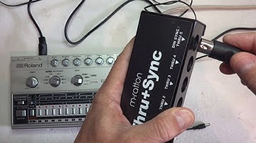 Thru Sync sincronizando a TR-606 via MIDI