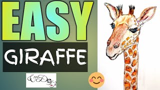 How To Draw A Giraffe Step By Step For Beginners | Easy Giraffe Drawing Tutorial | Draw Real Giraffe screenshot 5