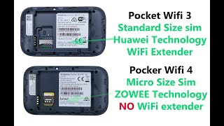 Vodafone Pocket WiFi 4 Unboxing | Compare Pocket Wifi 3  | Configuration