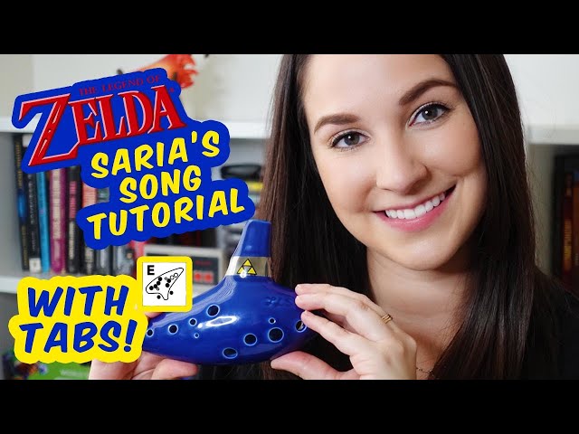 Zelda: Saria's Song (The Lost Woods) Ocarina Tutorial | With Tabs class=