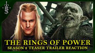 The Rings of Power Season 2 Official Teaser Trailer REACTION & Breakdown | Lord of the Rings News