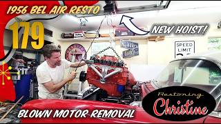 E179 Motor Removal & Garage Hoist Proof Test!