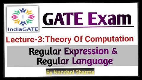 #TOC-Lecture-3: #Regular Expression and #Regular Language