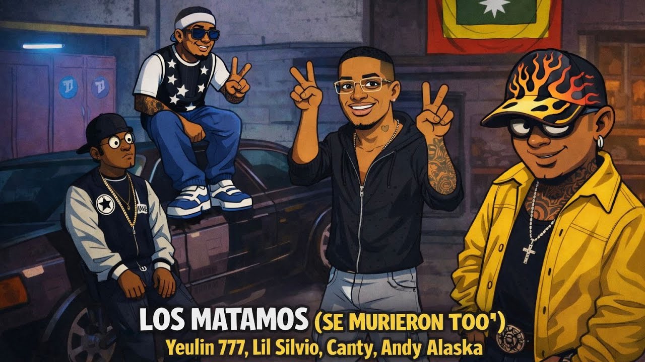 Los Mate(Se Murieron To’)-Yeulin 777, Lil Silvio, Canty El Makiabelico, Andy Alaska (Letra/Lyrics)