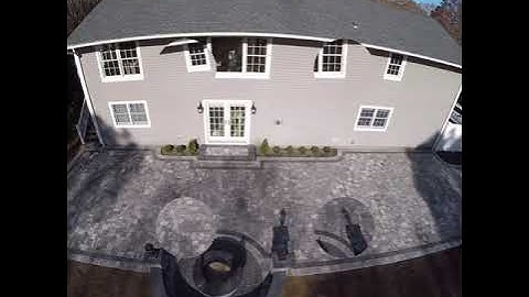 Holtsville, NY 11742 - Cambridge Ledgestone Paver Patio with Firepit and Seating Wall - #patios